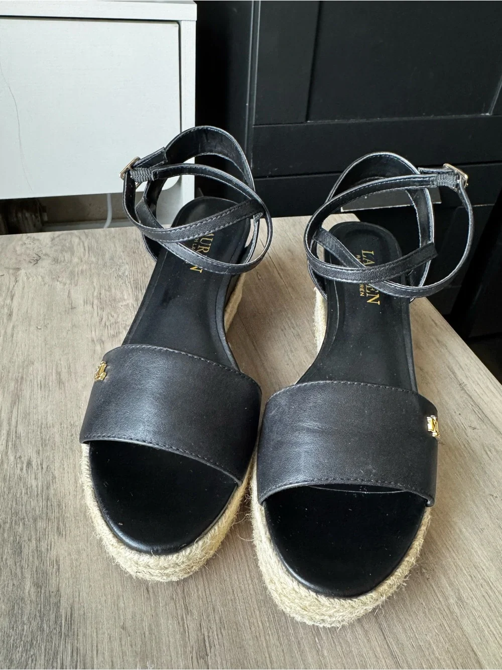 Lauren Ralph Lauren espadrille wedge heels